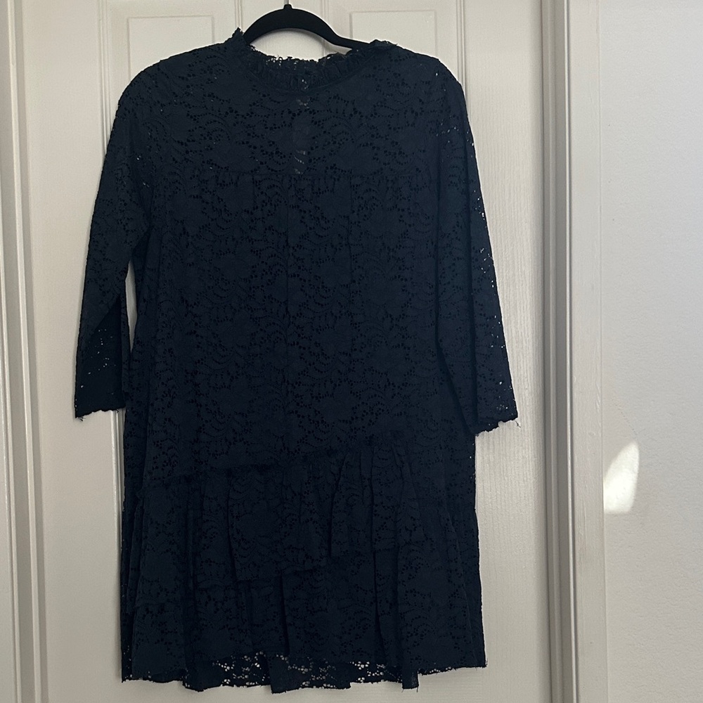 Zara Black Lace Mini Dress